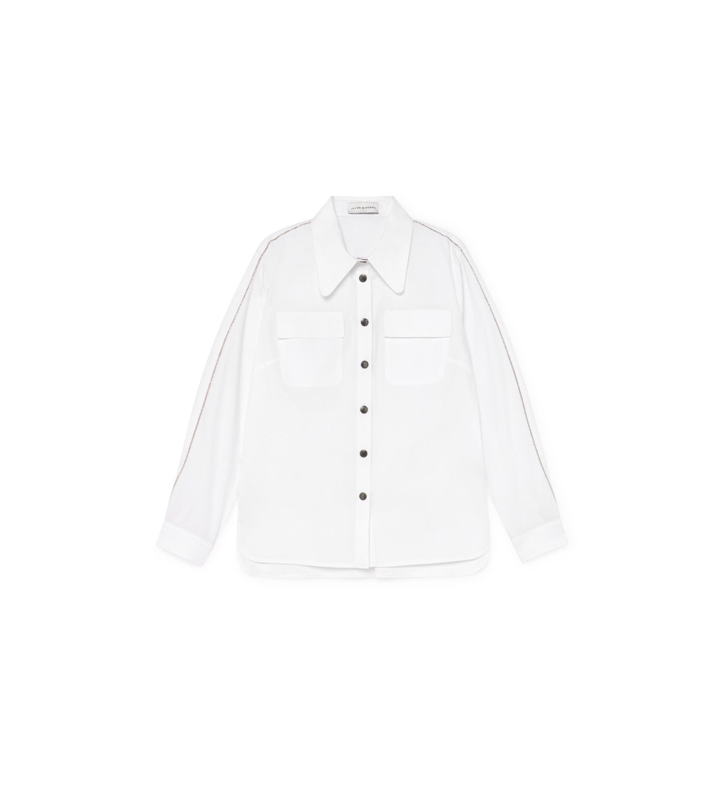 Camisa popelín pasamanería