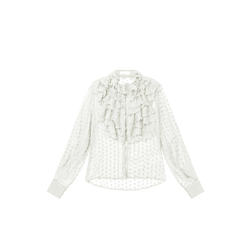 Blusa romántica gasa