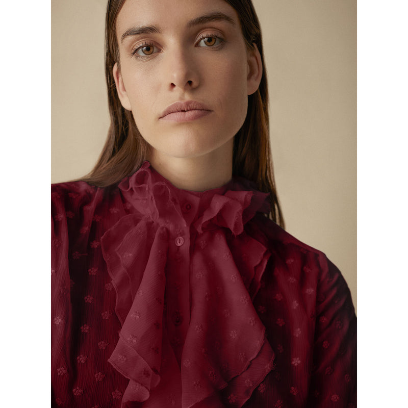 Romantic chiffon blouse