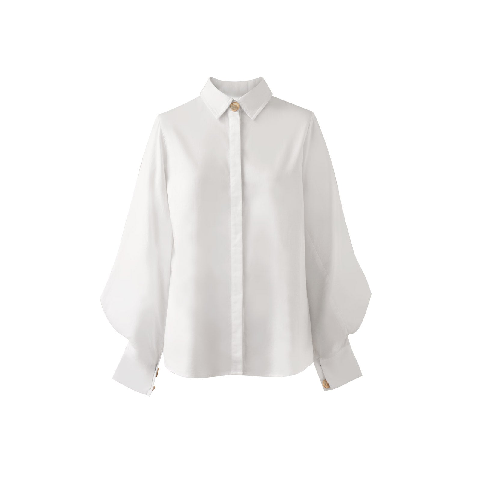 Blusa mangas abullonadas