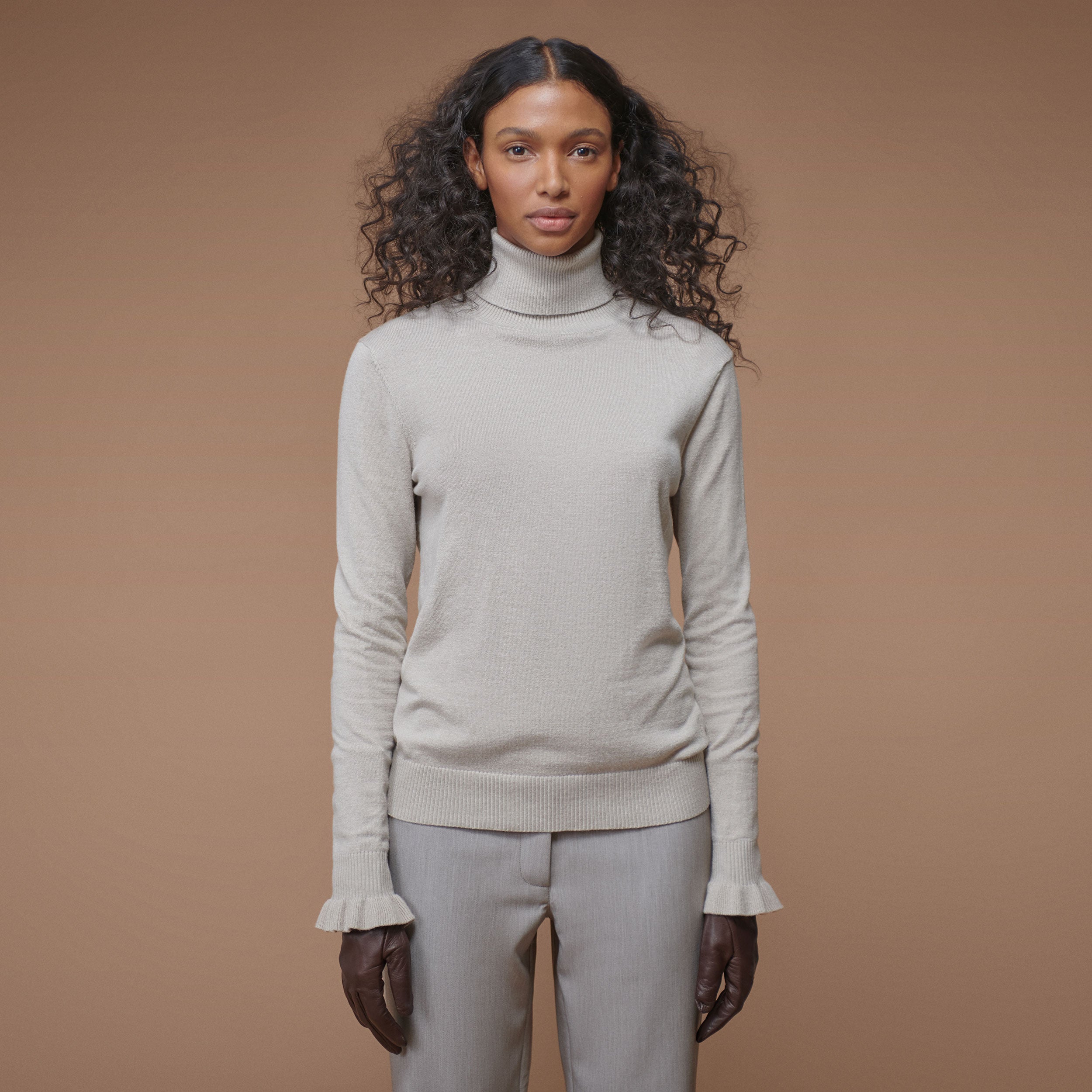 Sweater with sleeve detail