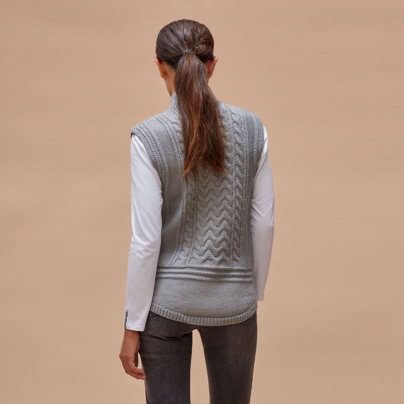 high neck vest