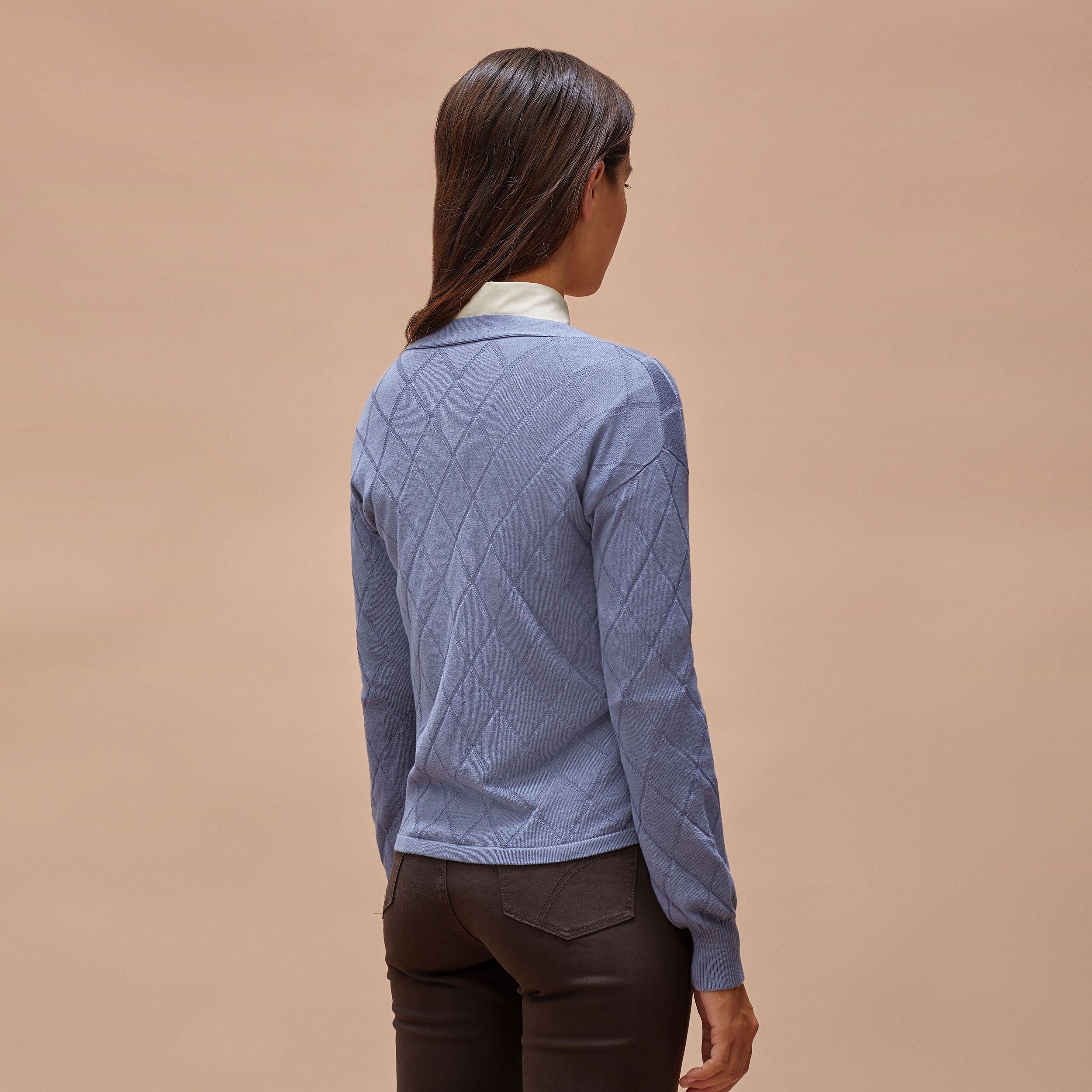 V-neck cardigan