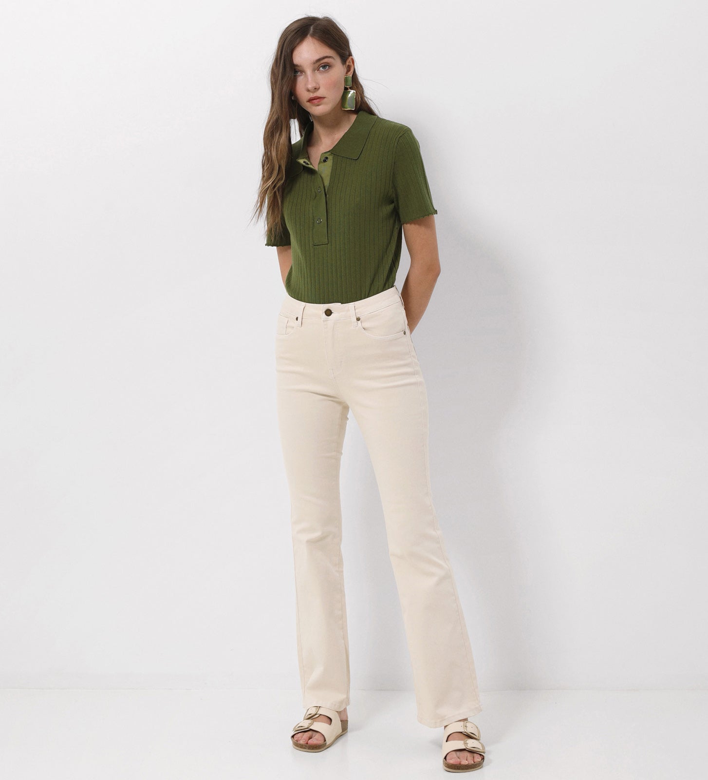 Flared jeans