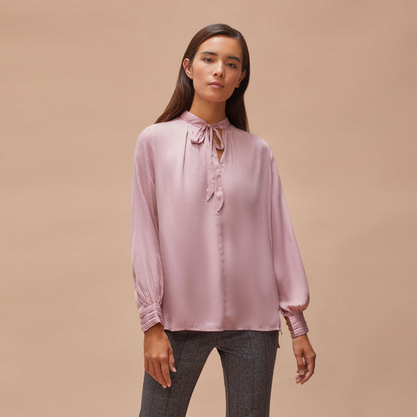 Blusón lazada cuello