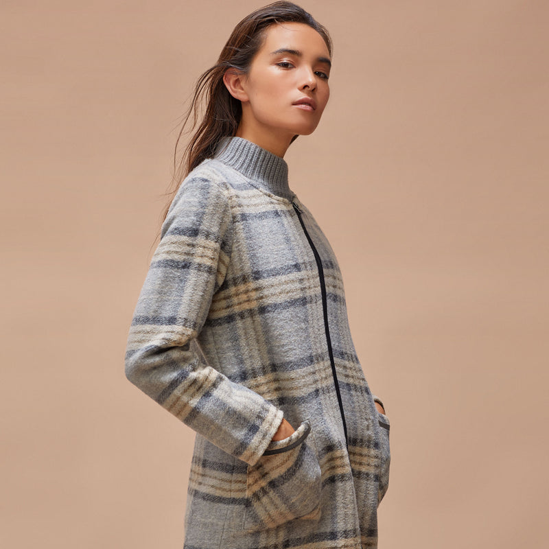 Plaid coat
