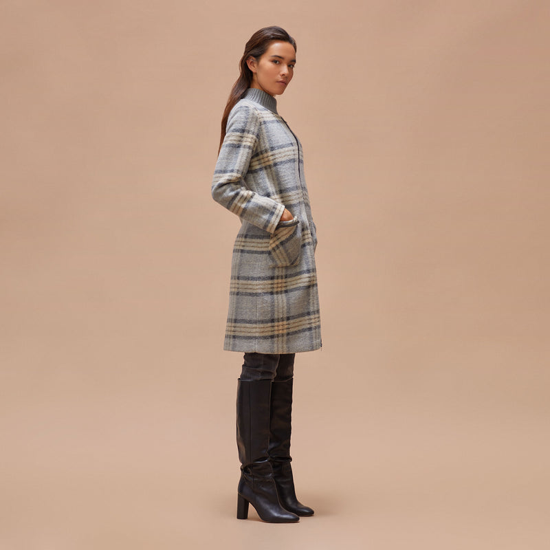 Plaid coat