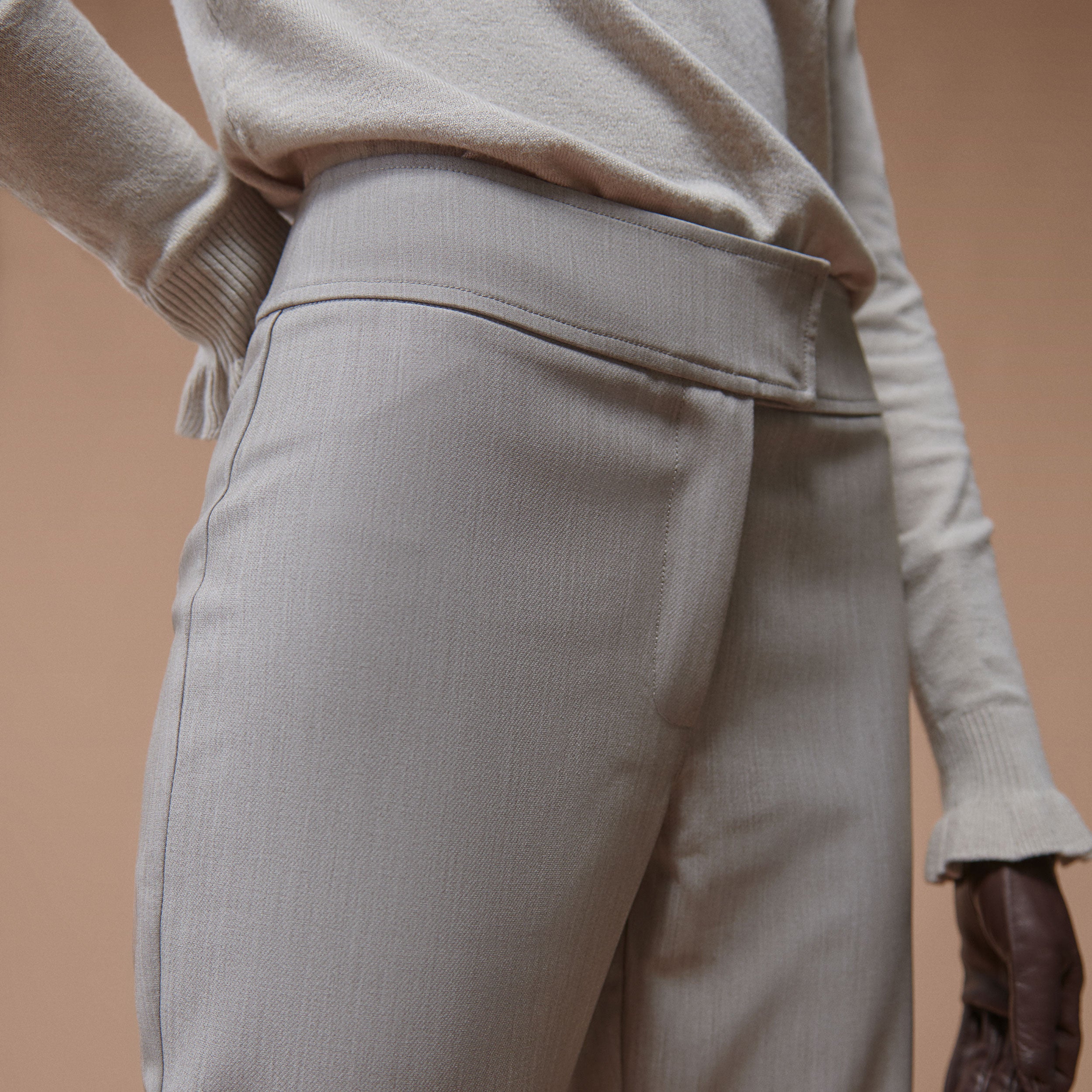 Long straight pants