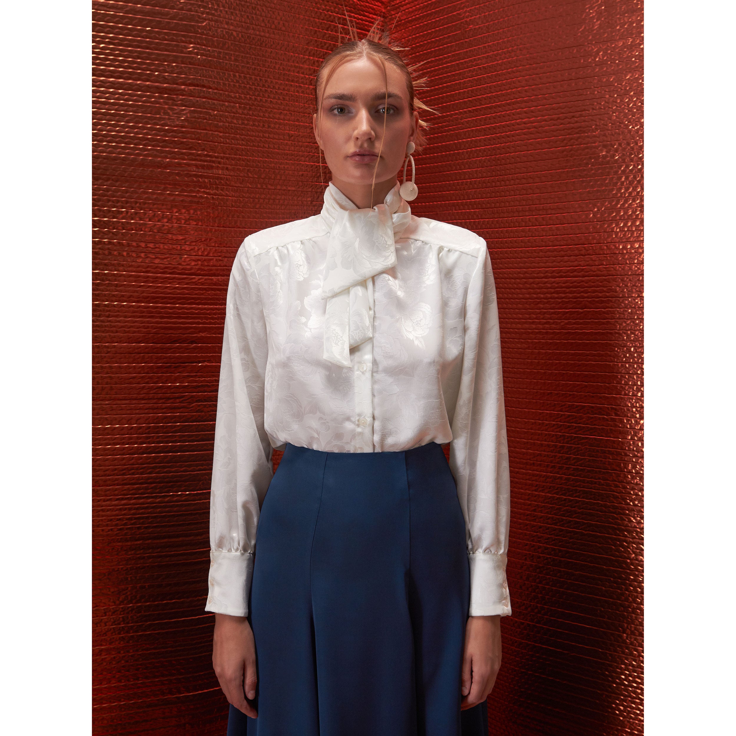 Blusa lazada cuello
