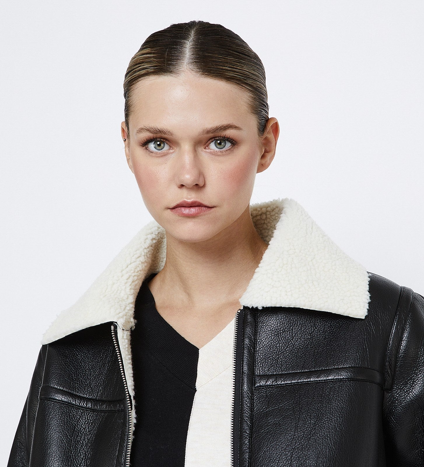 Chaquetón ecopiel borrego
