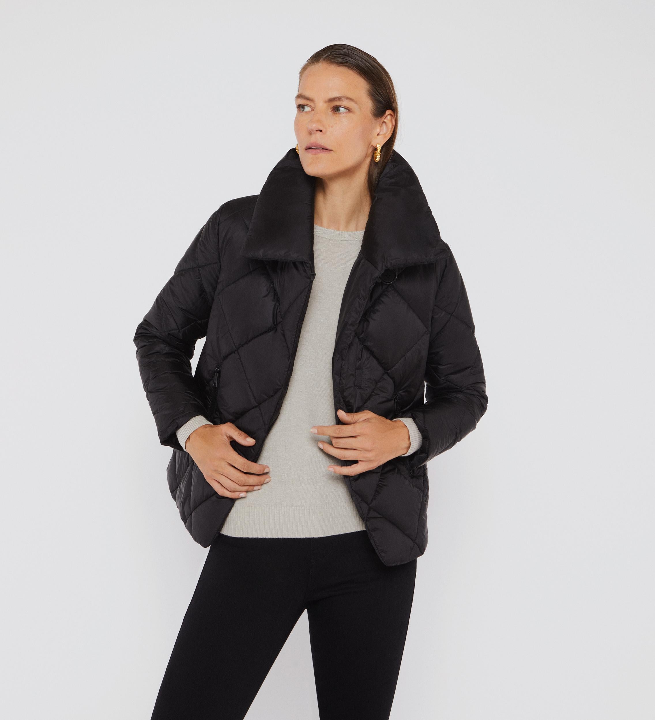 Parka corta acolchada