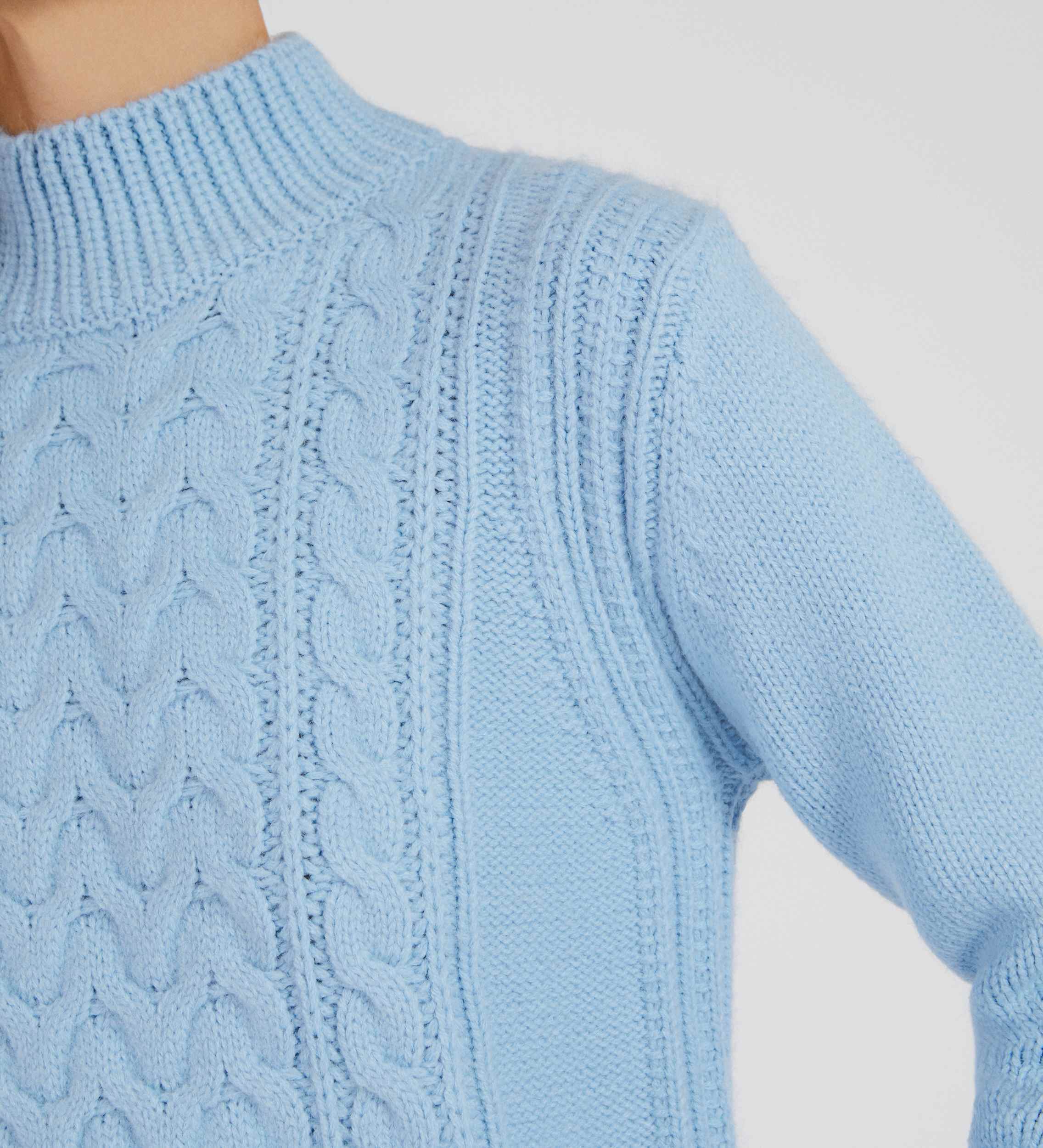 high neck sweater