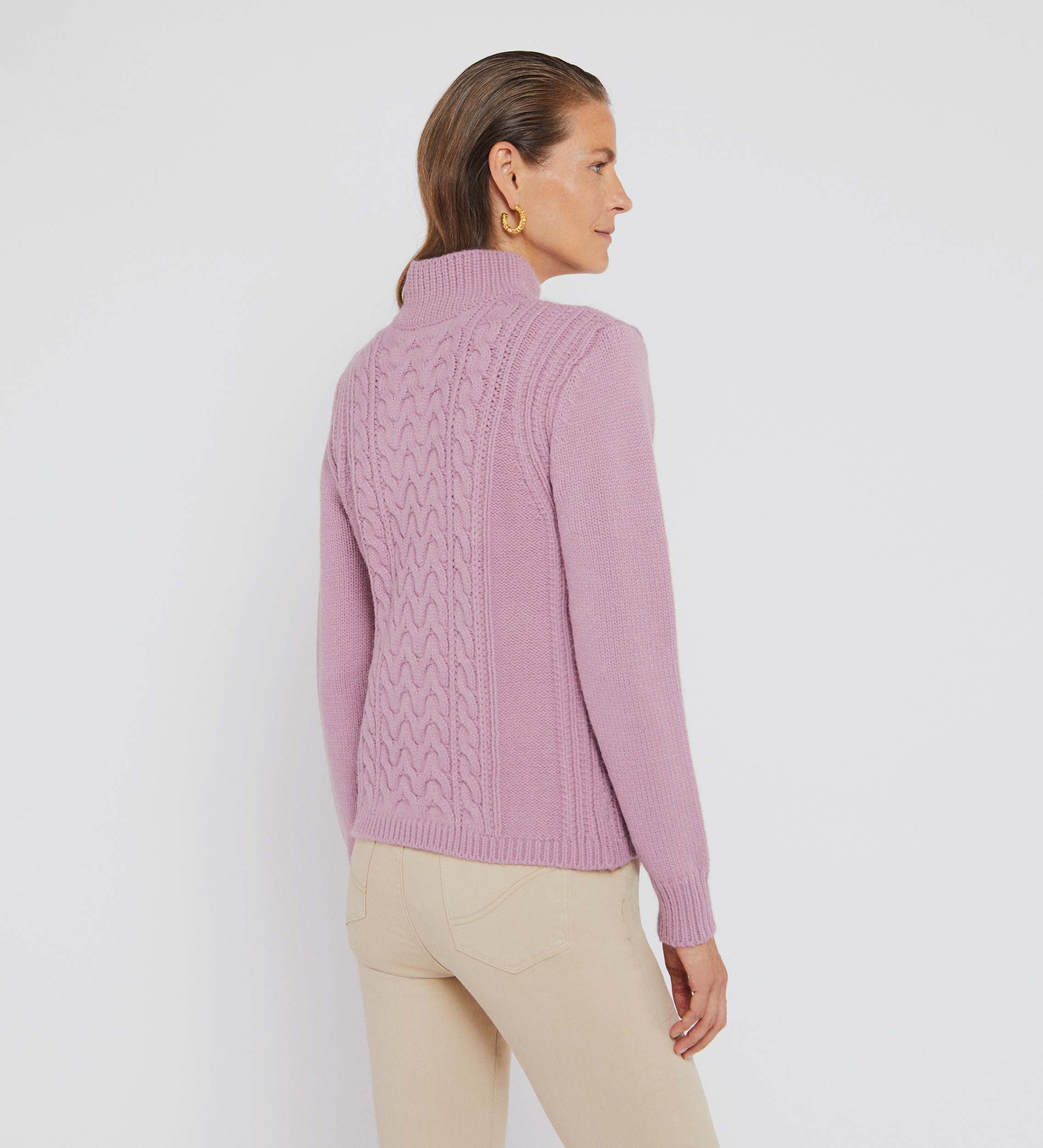 high neck sweater