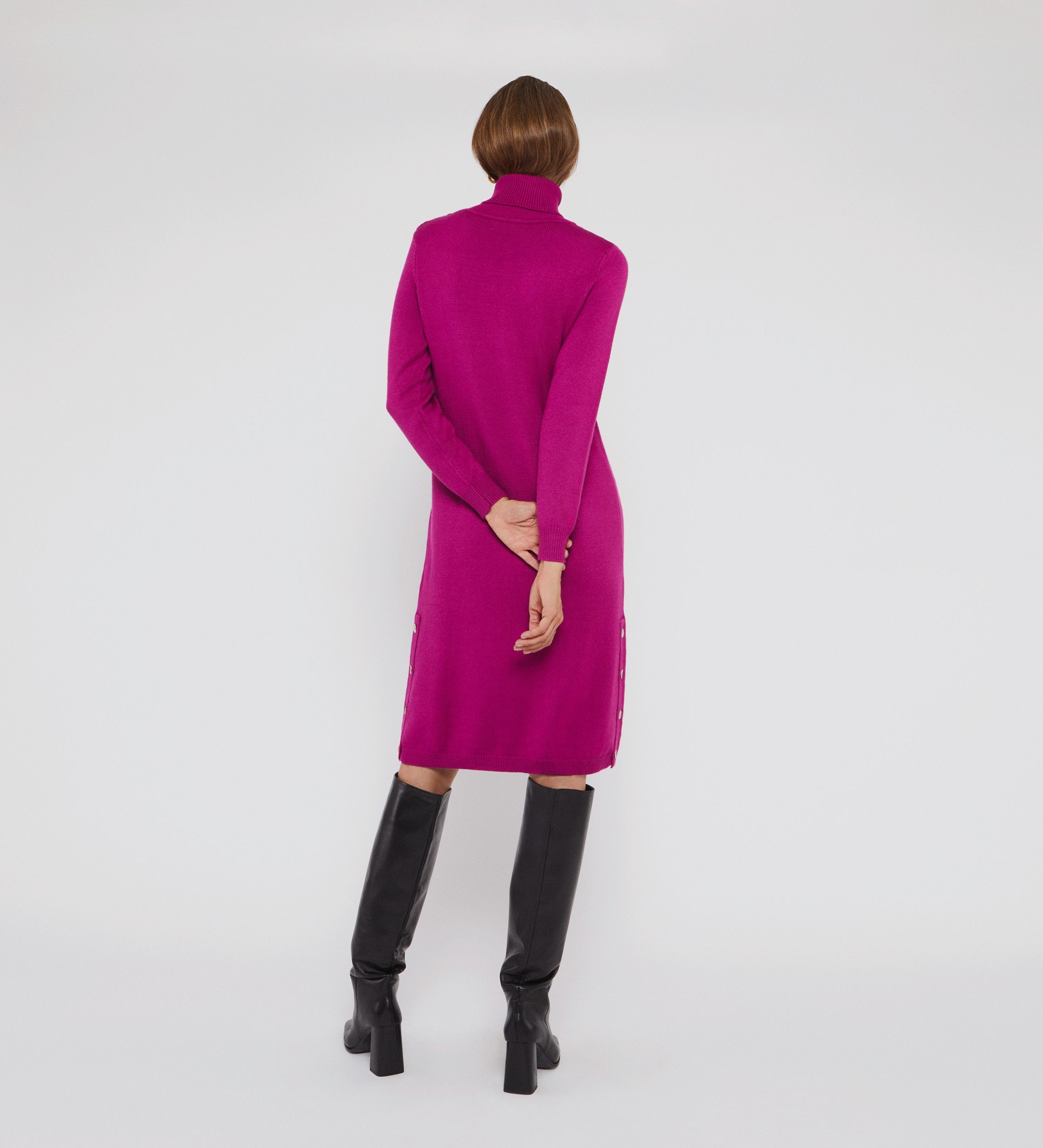 Vestido cuello alto