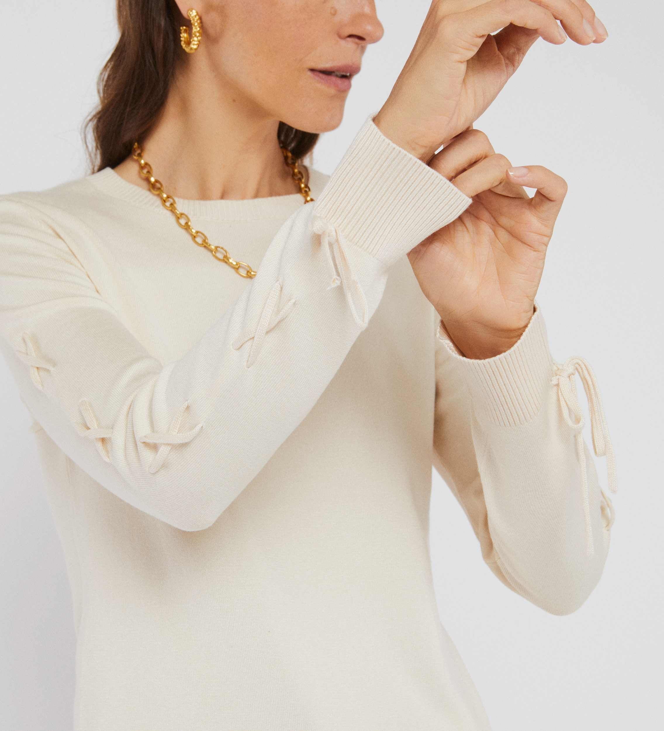Interlocking sweater