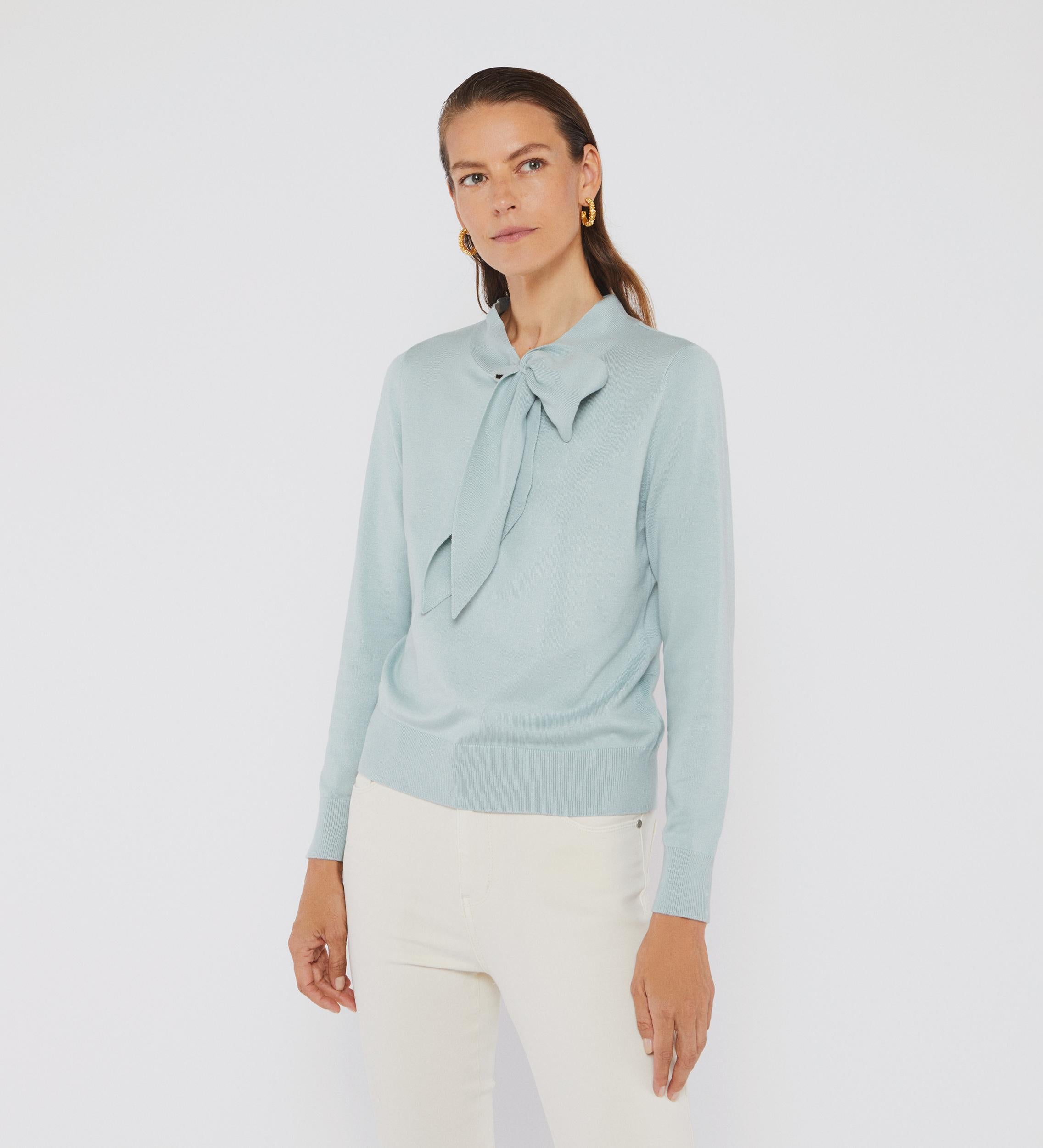Neck tie sweater