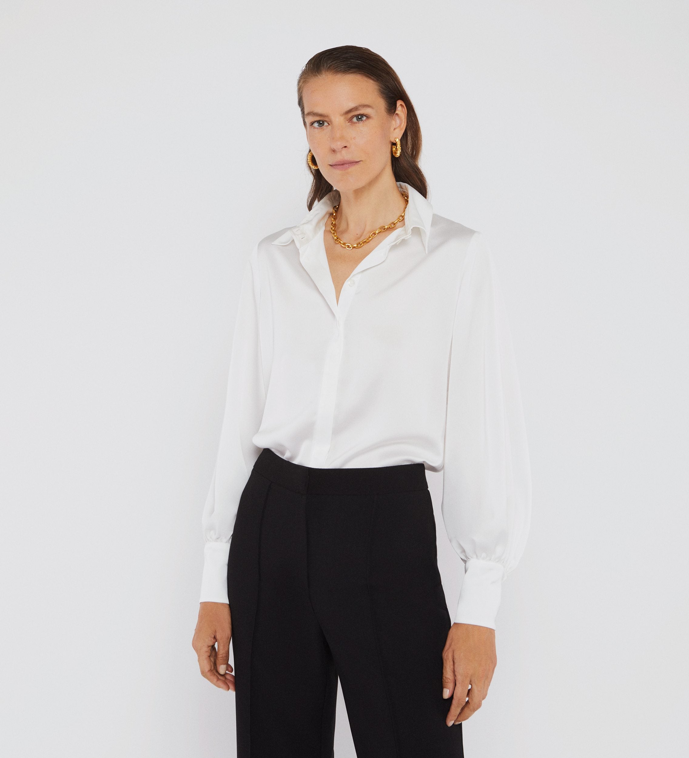 Blusa lazada satén