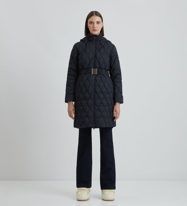 Parka longue à capuche