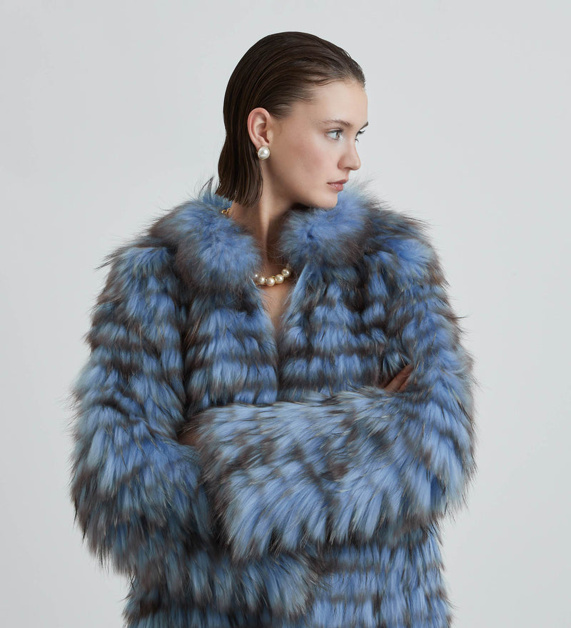 Three-quarter fur jacket