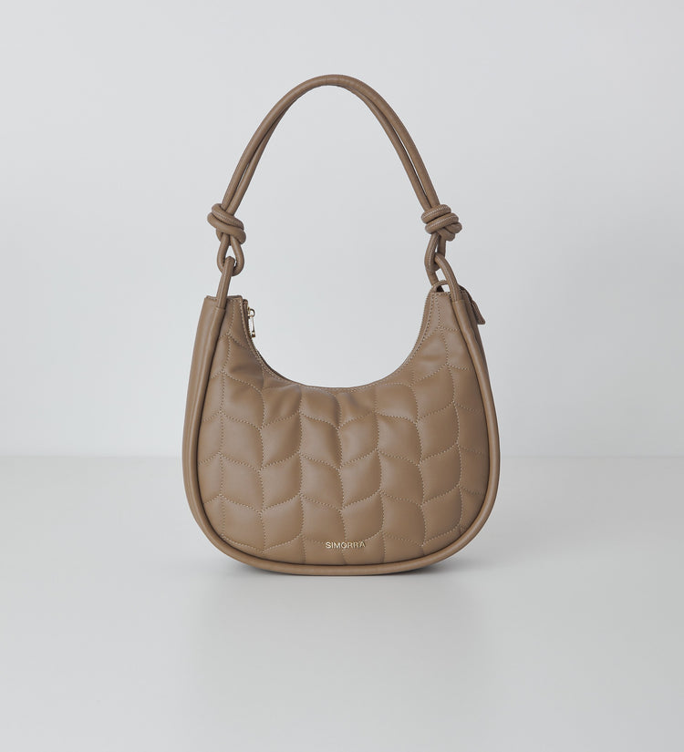 Bolso acolchado piel