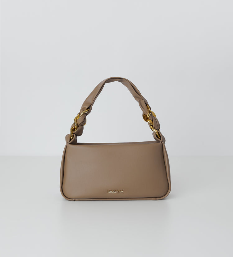 Bolso hombro piel