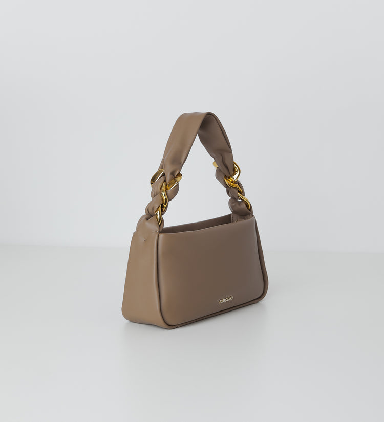 Bolso hombro piel