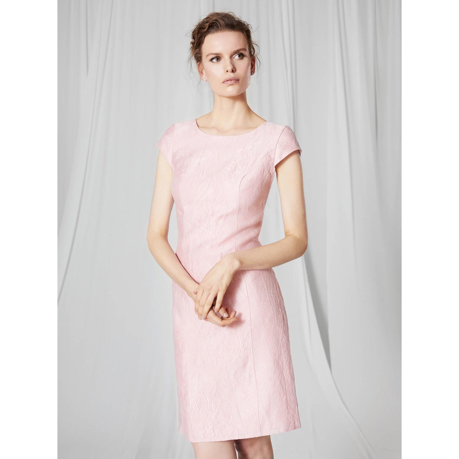 Jacquard midi dress