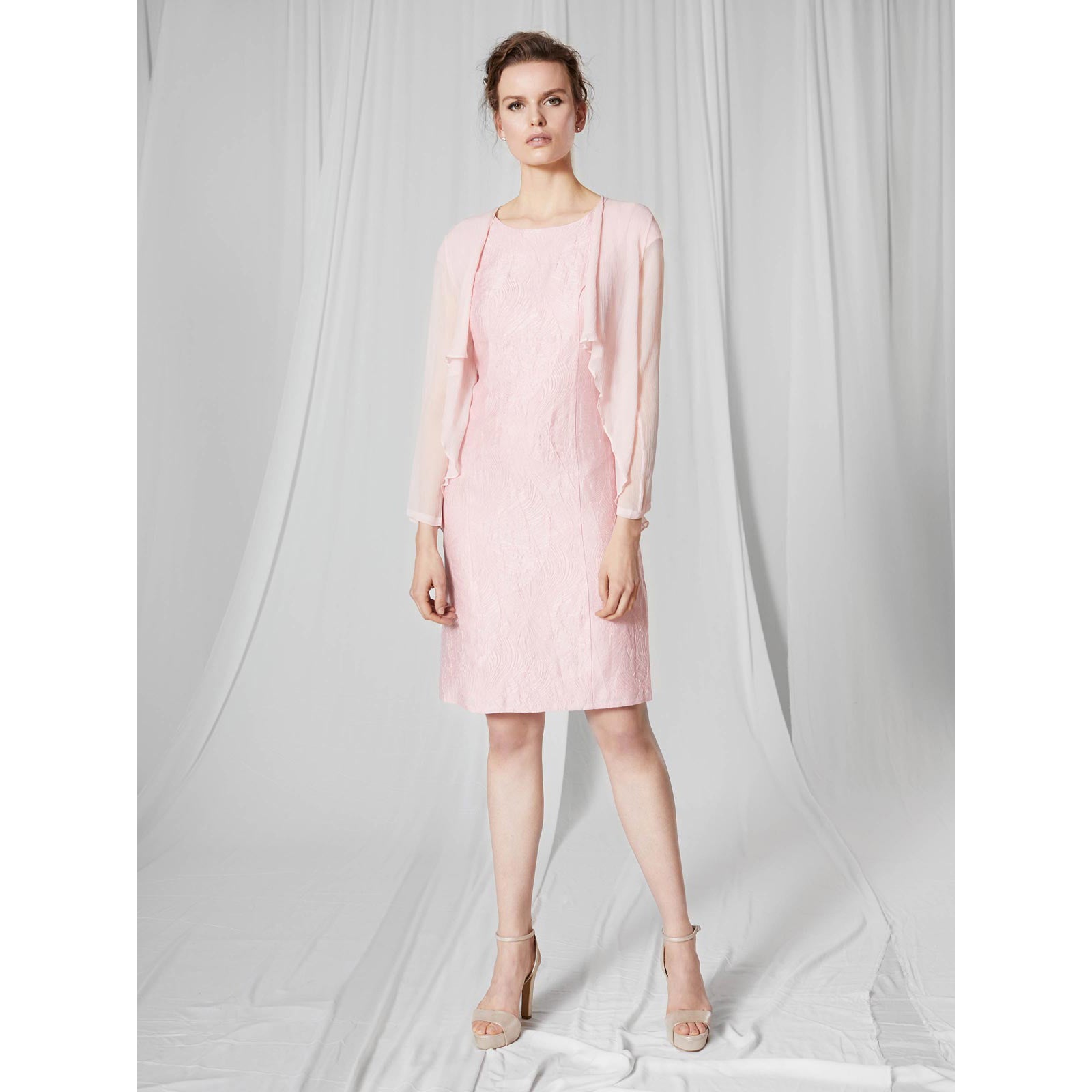 Jacquard midi dress