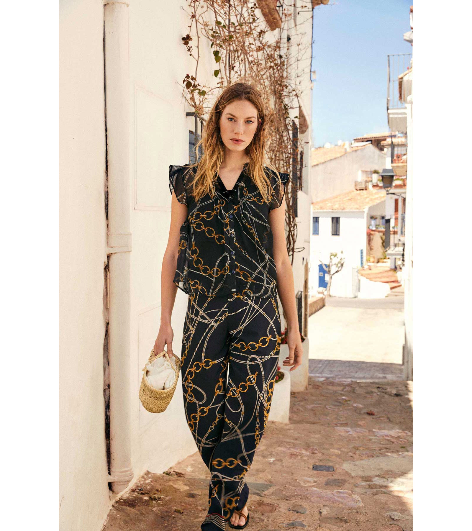 Pantalón estampado