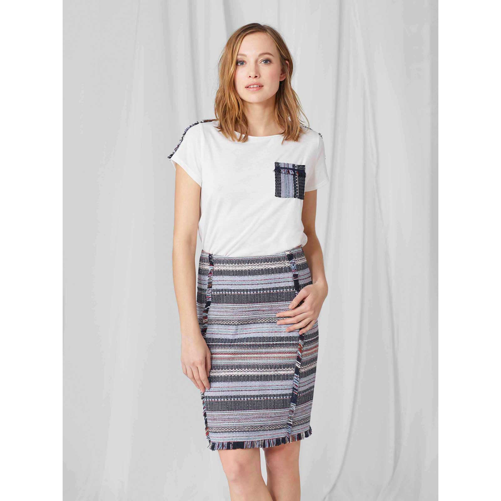 Falda corta tweed