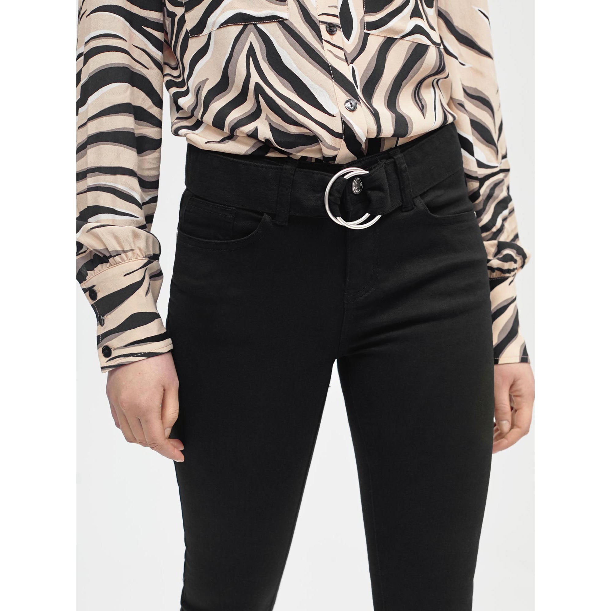 Pantalon court évasé