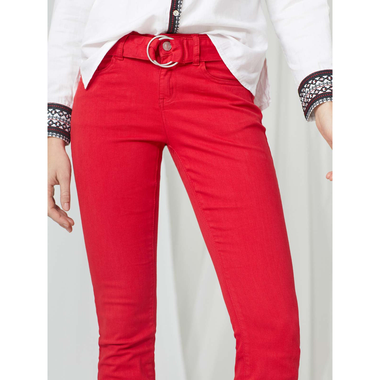 Pantalón cropped flare