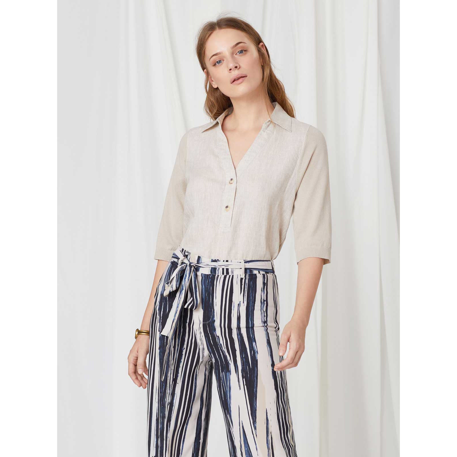 Pantalón fluido lazo