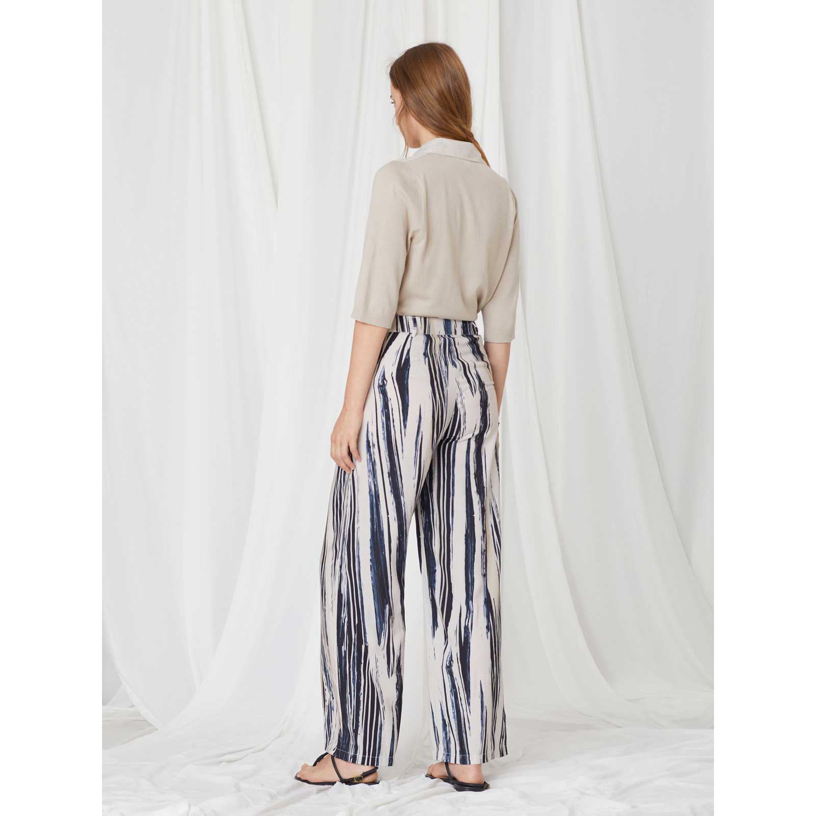 Pantalón fluido lazo