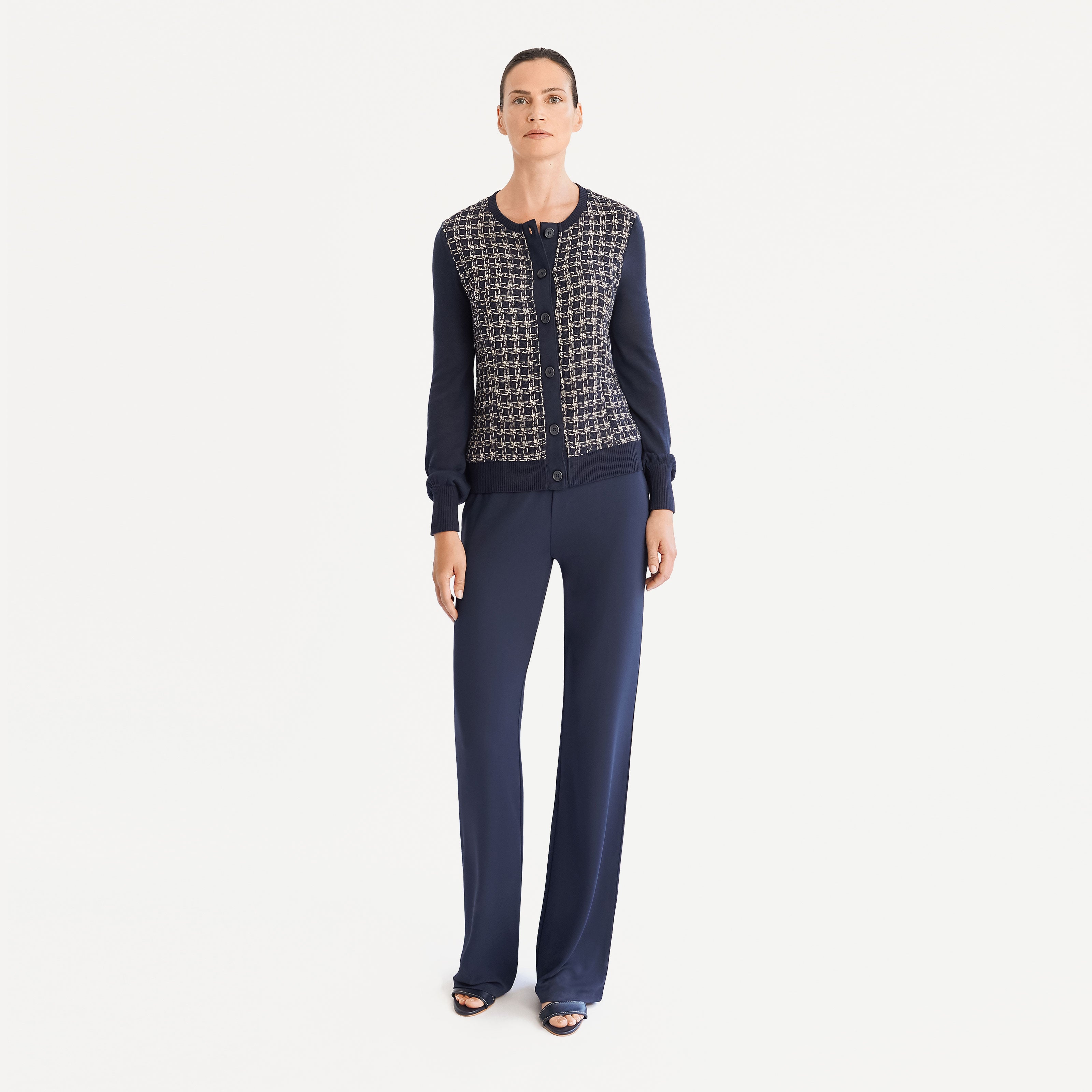 Pantalon en maille tombante