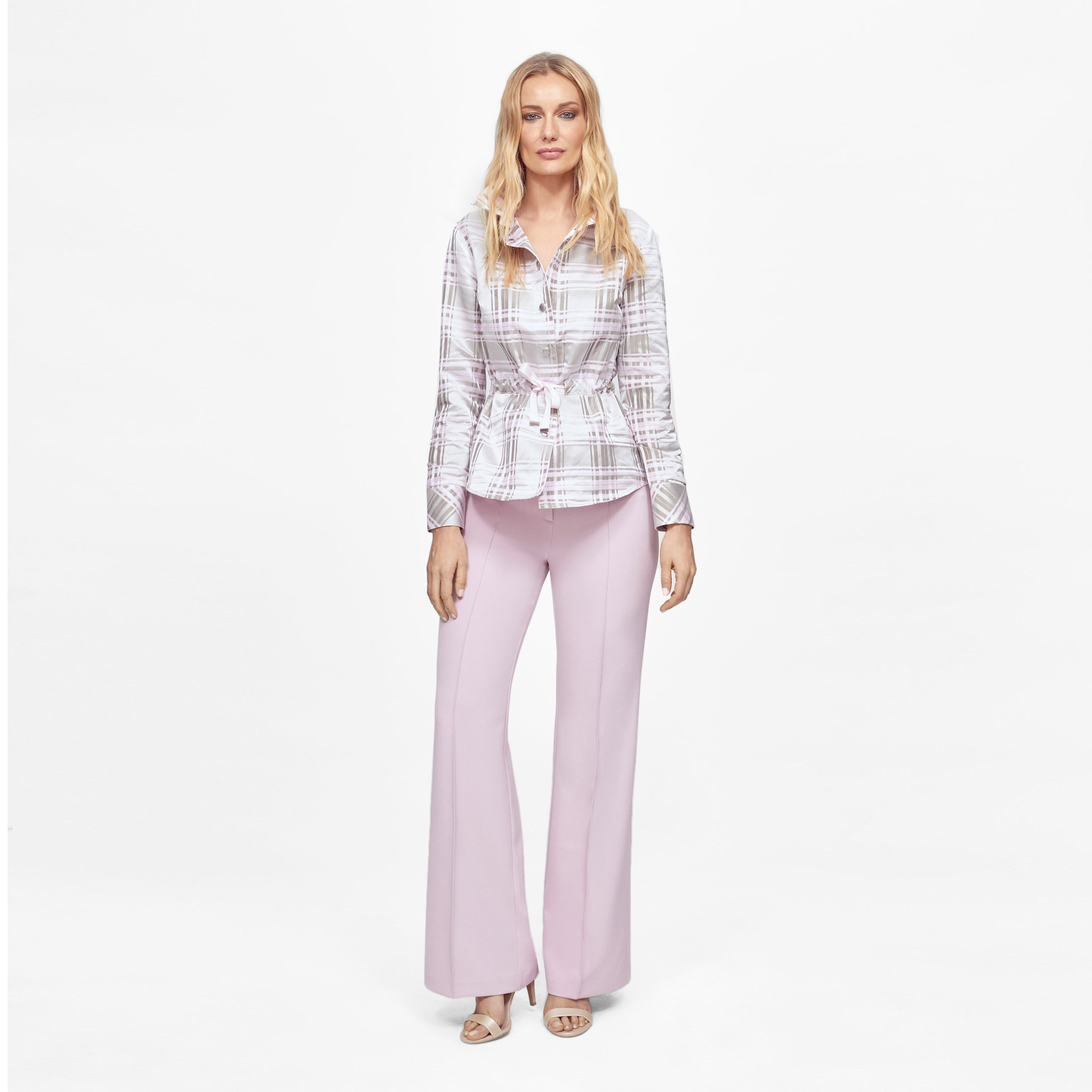 Veste jacquard pastel