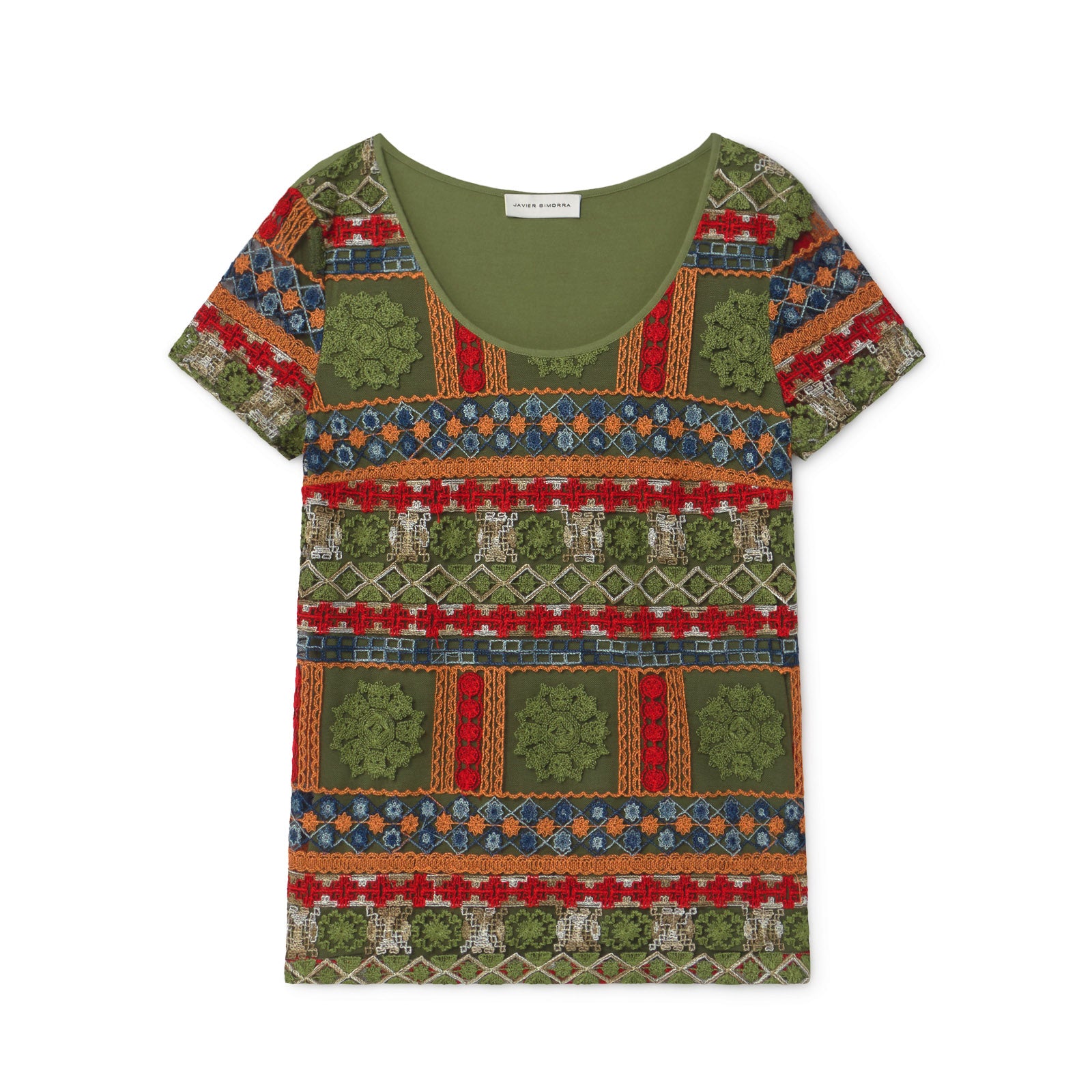 Camiseta multicolor folklore