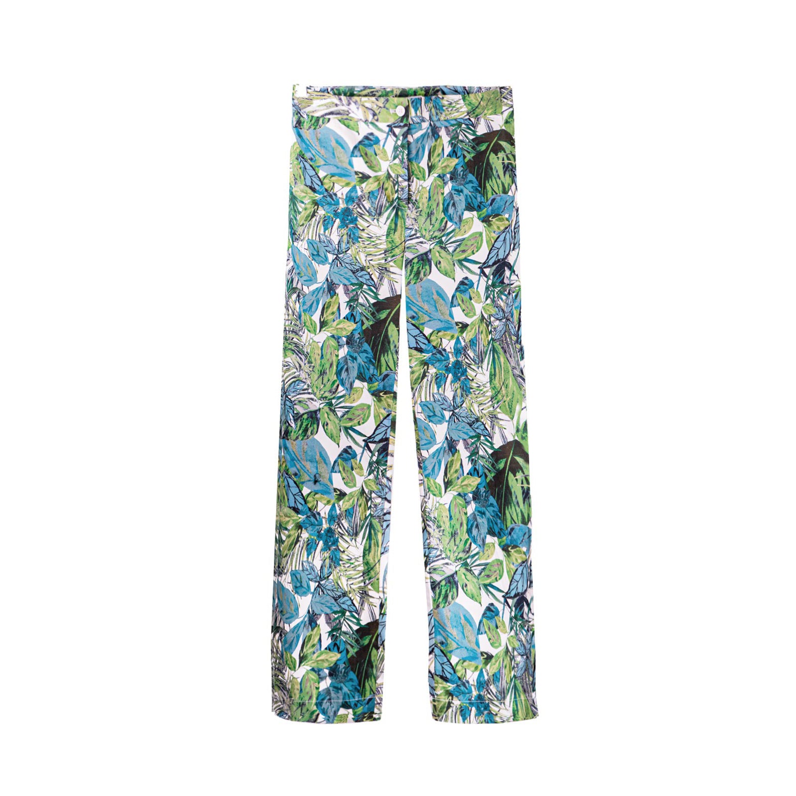 Pantalon court imprimé tropical