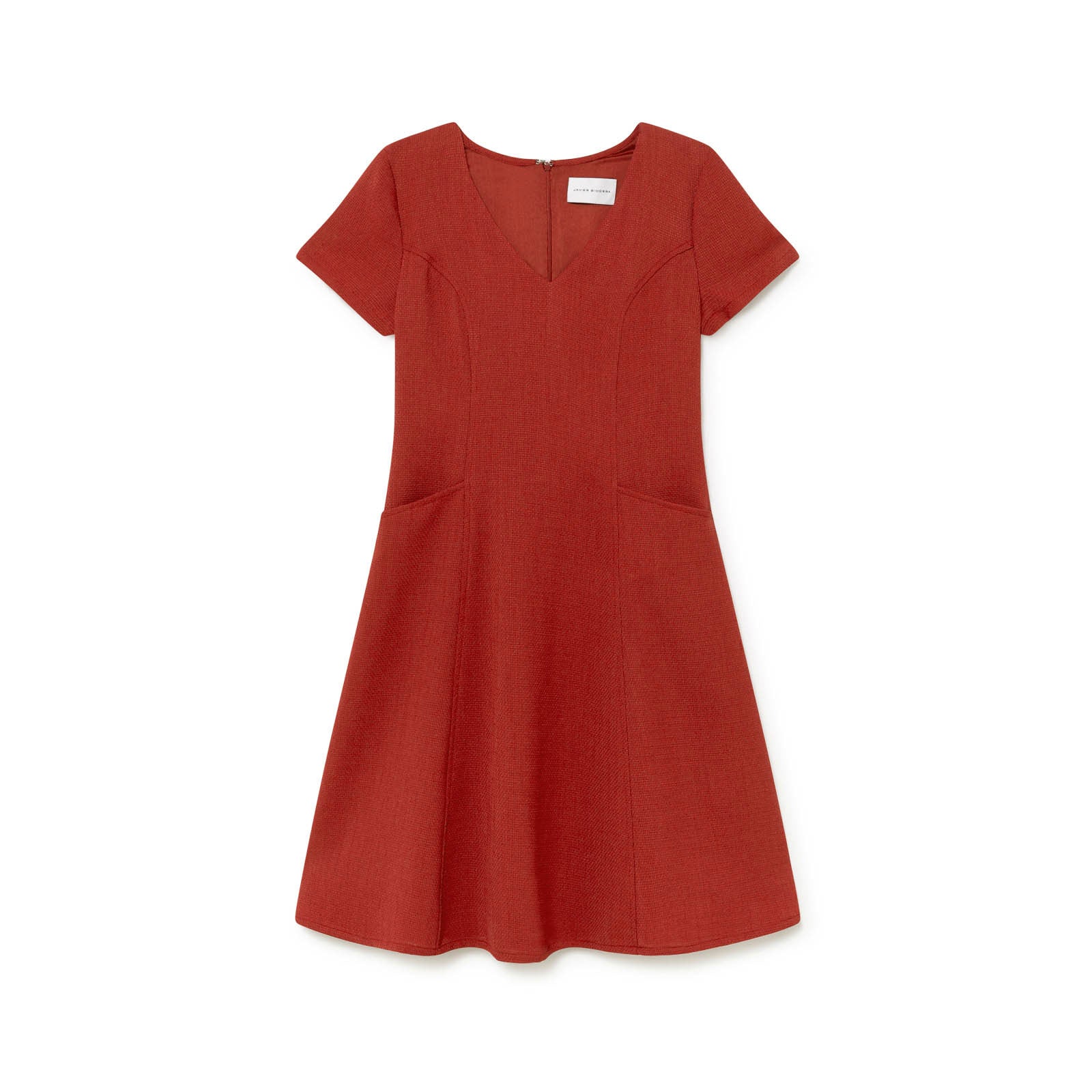 Vestido corto escote V