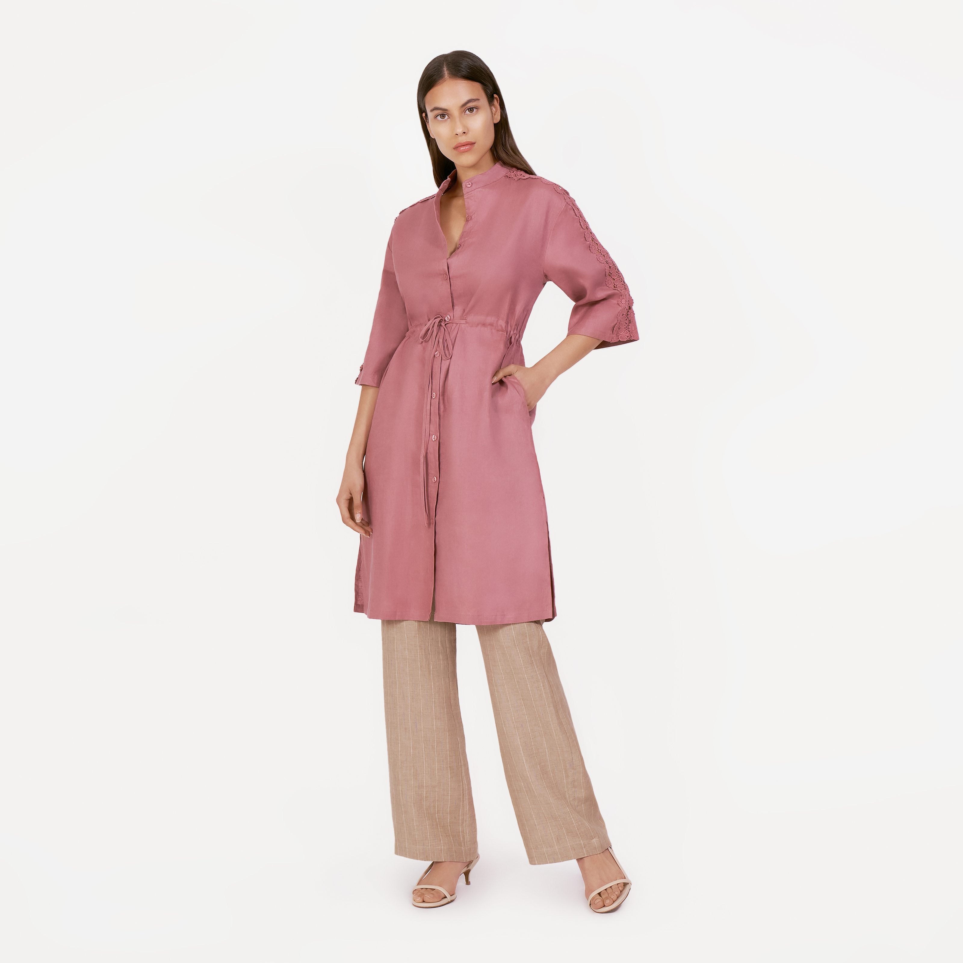Linen overshirt