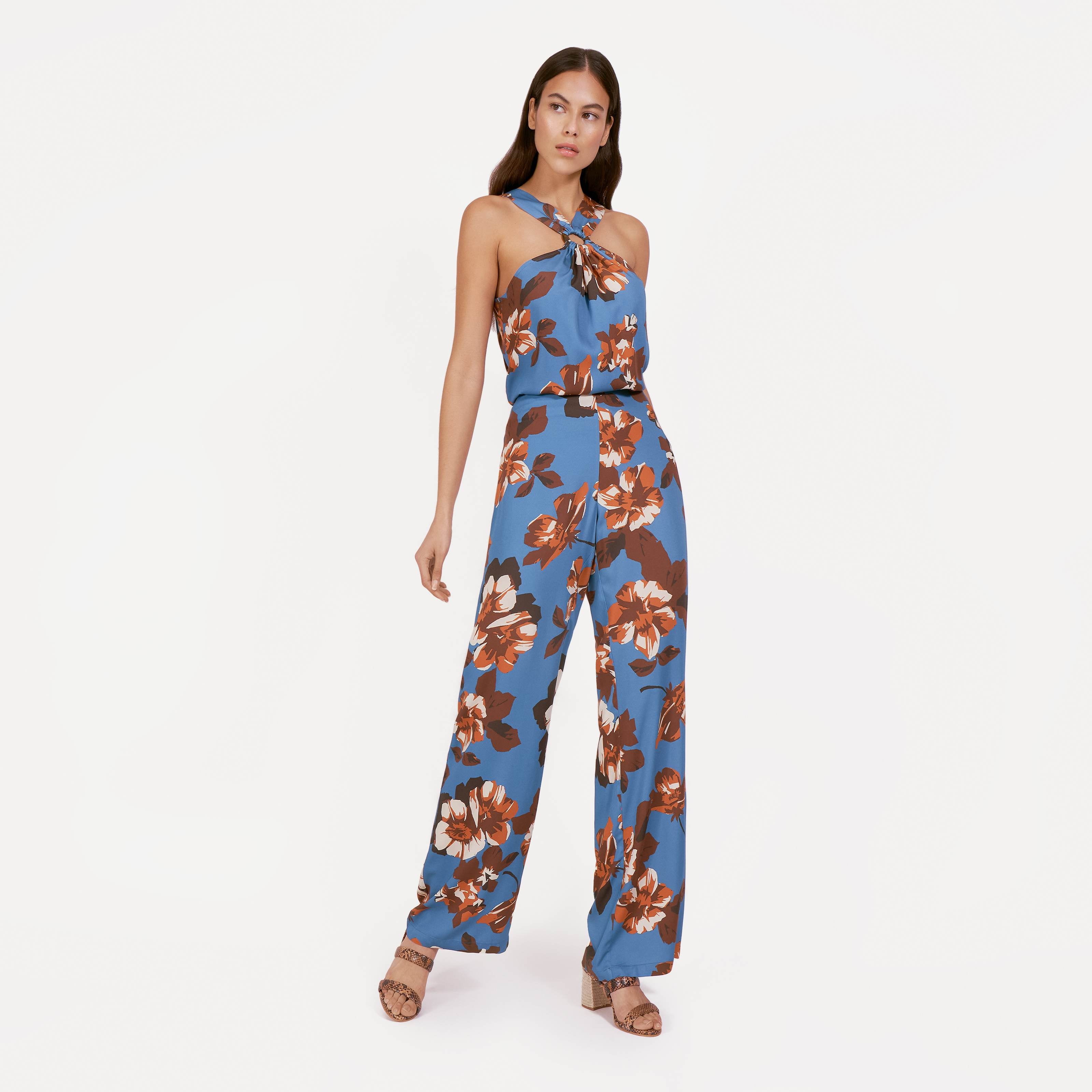 Pantalon fluido estampado
