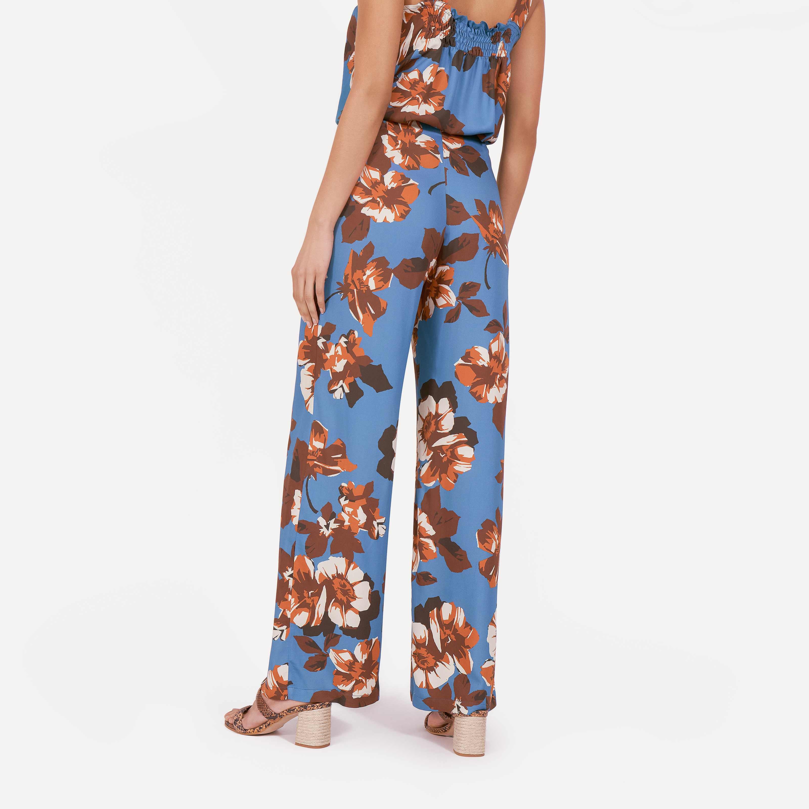 Pantalon fluido estampado