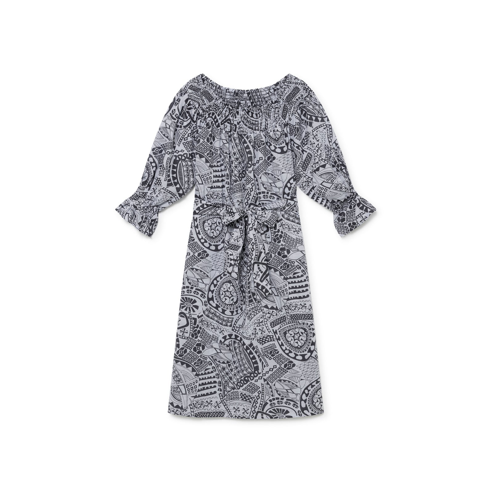 Printed cotton dress