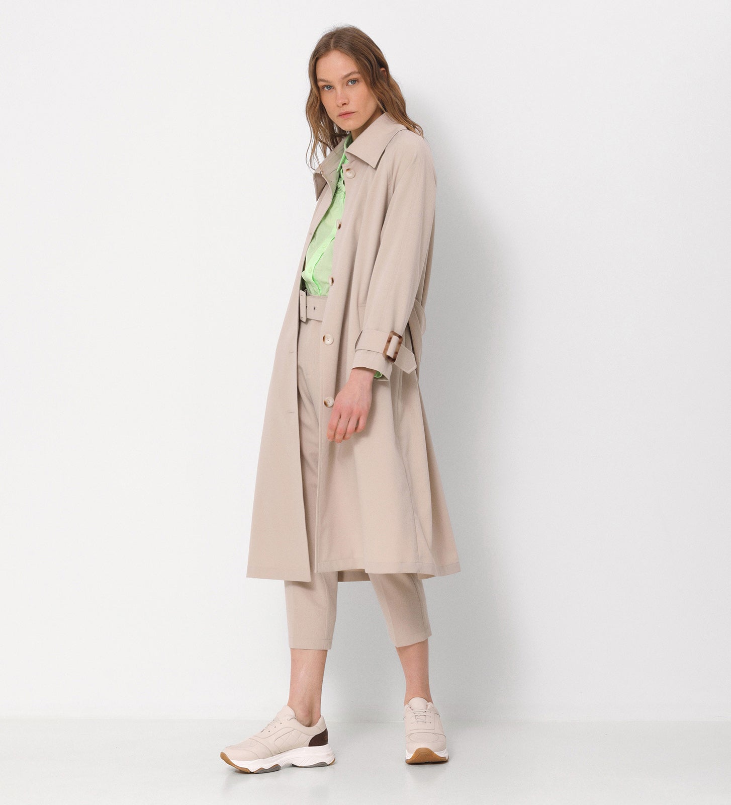 Oversize trench coat