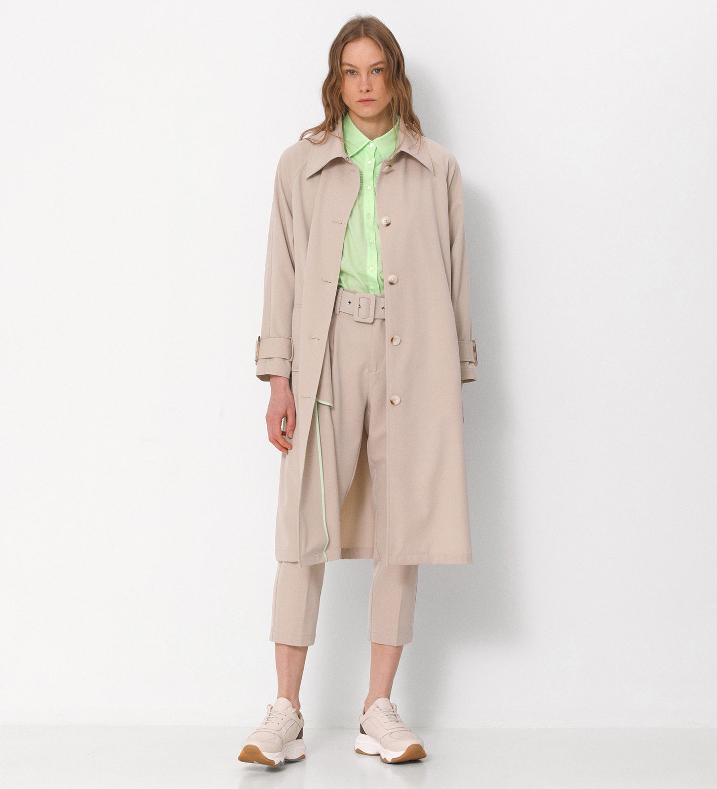 Oversize trench coat