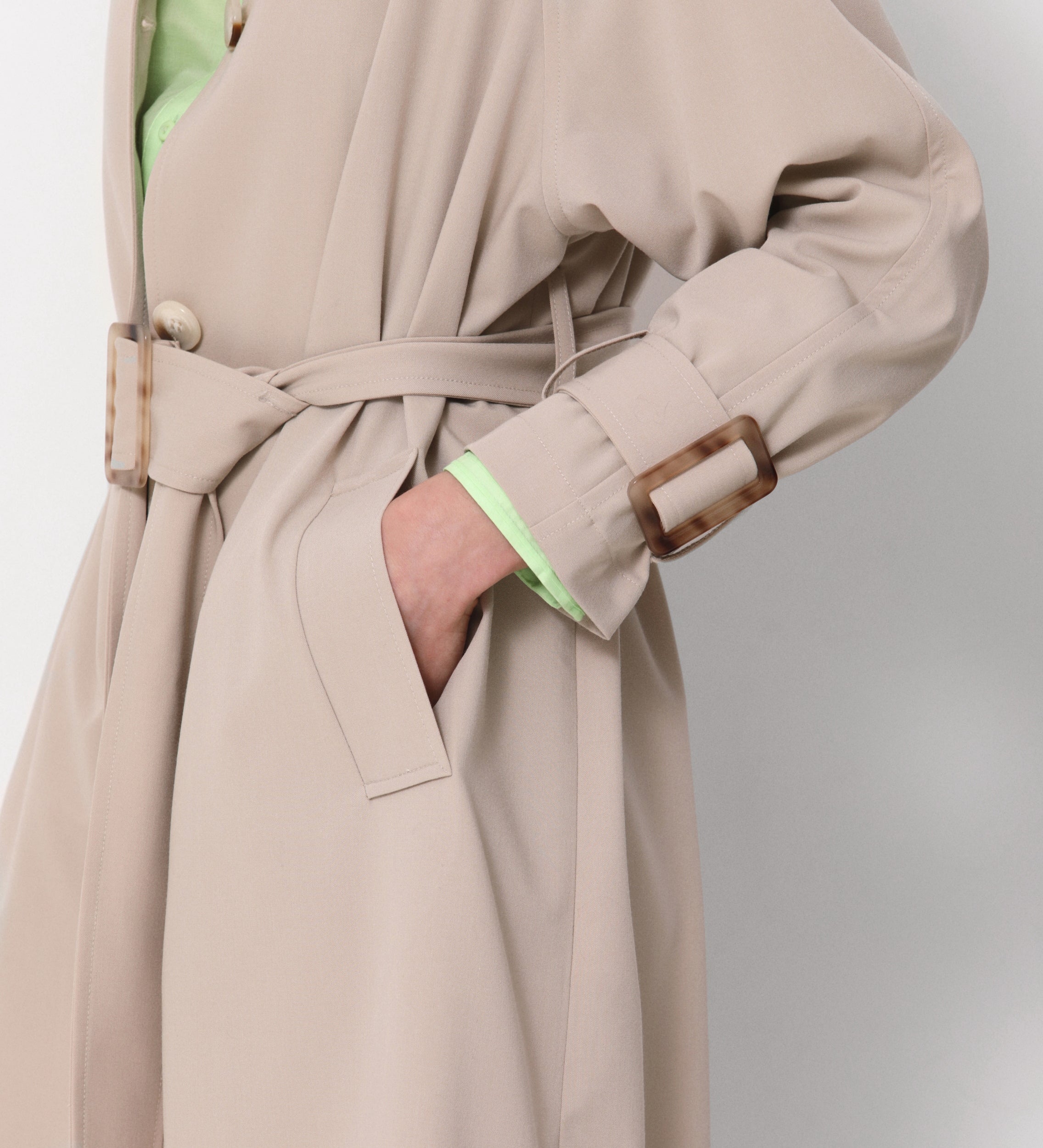 Oversize trench coat