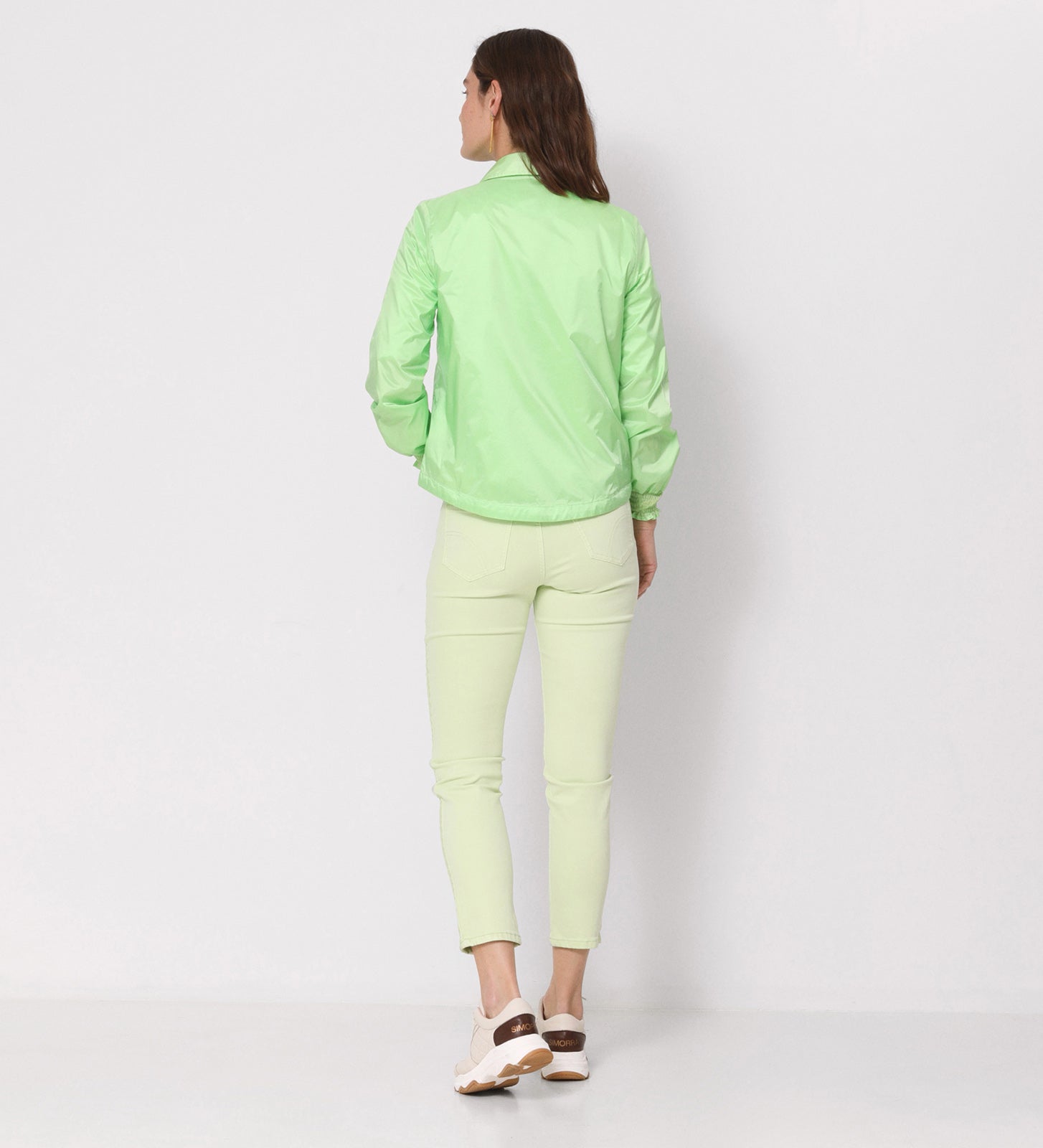 Parka ligera frunces