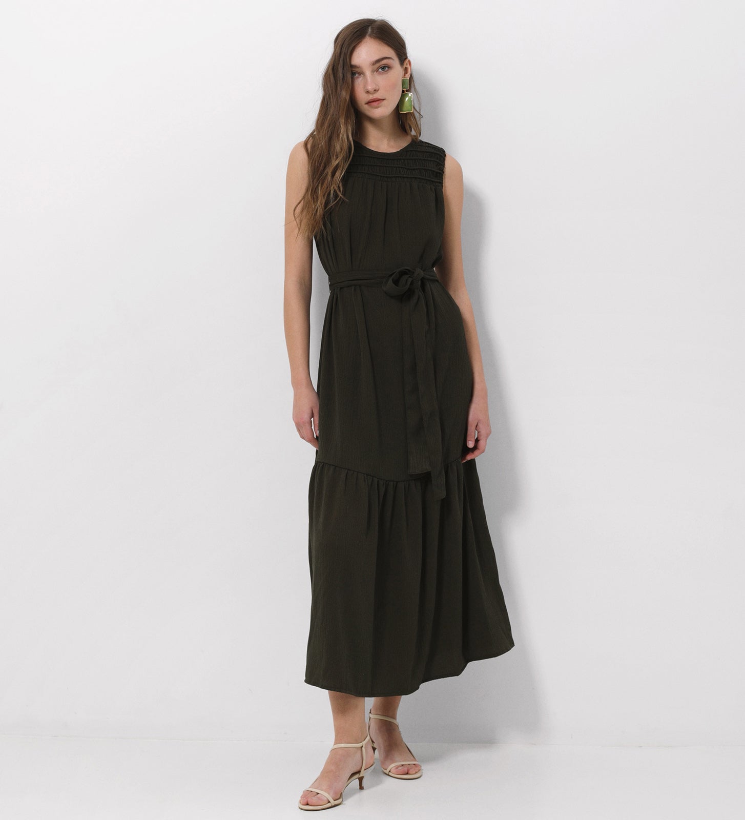 Vestido largo fluido