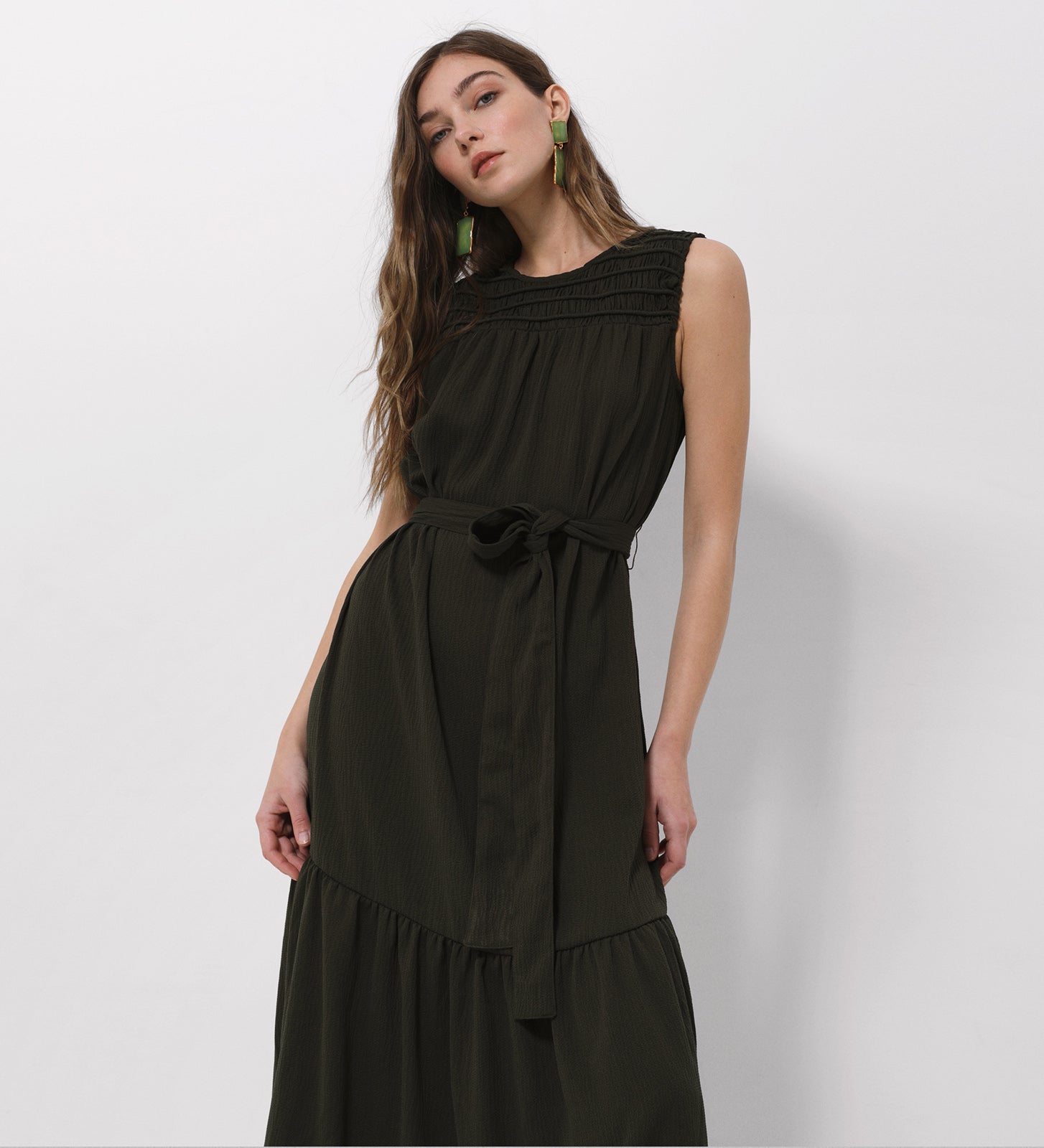 Vestido largo fluido