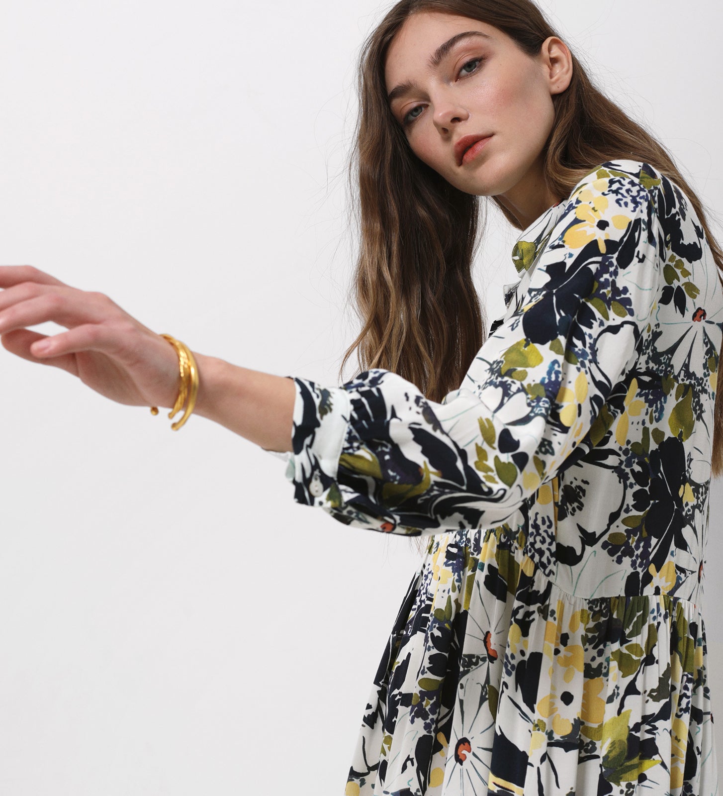 Printed short dress